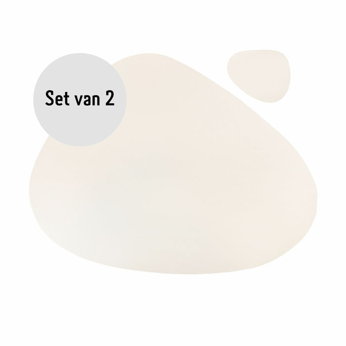 Krumble Placemat set design - 2 stuks - Wit
