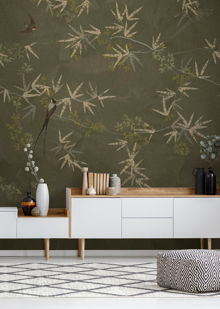 Art for the Home Birds of Paradise Fotobehang 280x200 cm