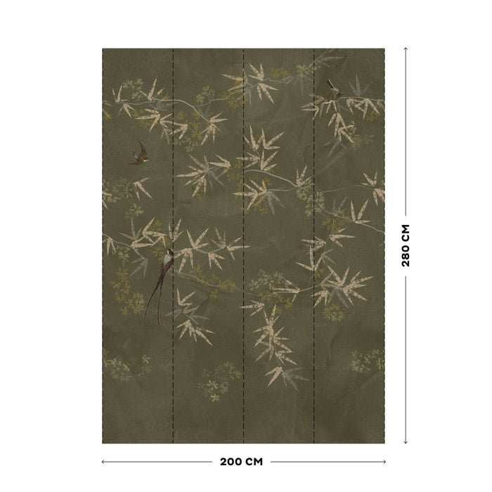 Art for the Home Birds of Paradise Fotobehang 280x200 cm