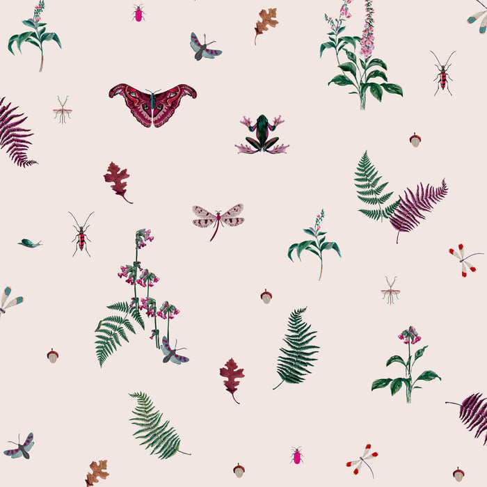 Joules vliesbehang Midnight Beasts Blush