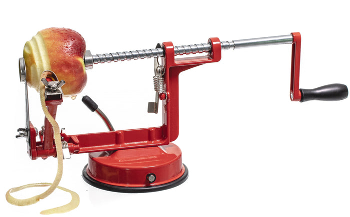 Sareva Appelschilmachine | Aardappelschilmachine - met zuignap - Rood