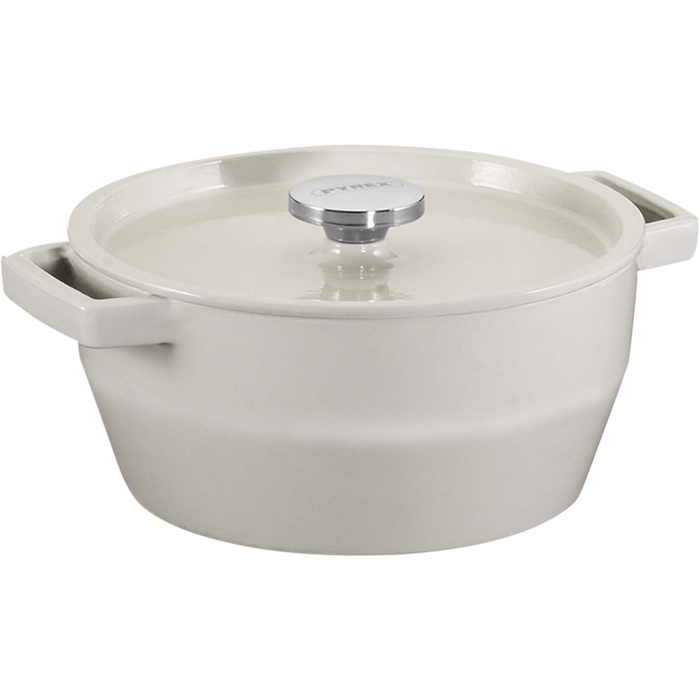 Pyrex Braadpan Slowcook Pebble 20 cm 2.2 l Wit Gietijzer