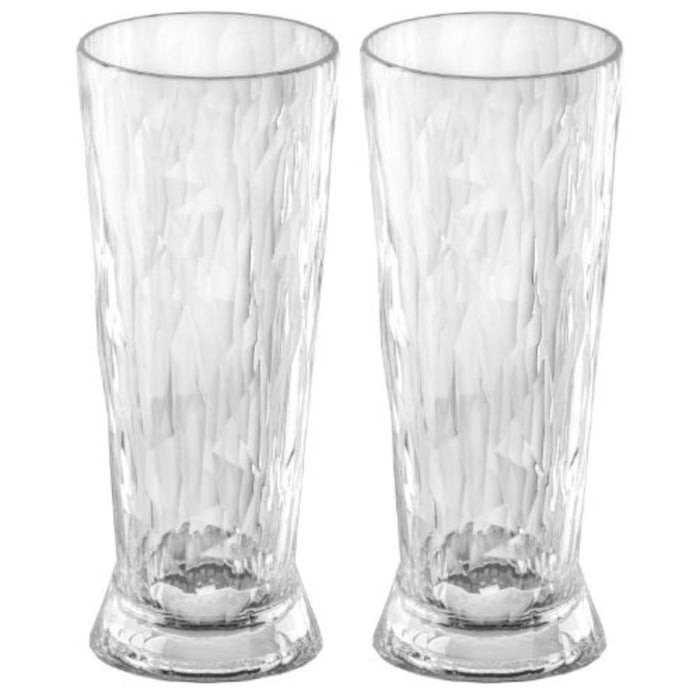 Koziol - Bierglas, 0.3 L, Set van 2, Organic, Transparant - Koziol | C