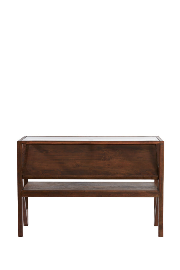 Light & Living - Bijzettafel YUKI - 119x41cm - Bruin