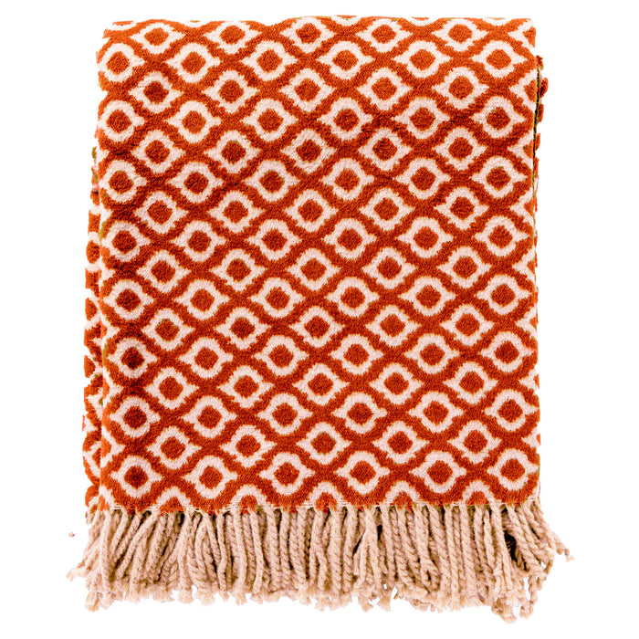 ISABELLA | Plaid | 150x200 cm Potters Clay | Oranje | Uni | Hoii