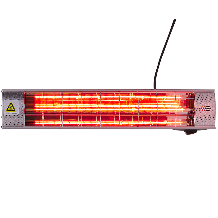Beliani - BROMO - Terrasverwarmer - Zilver - Aluminium