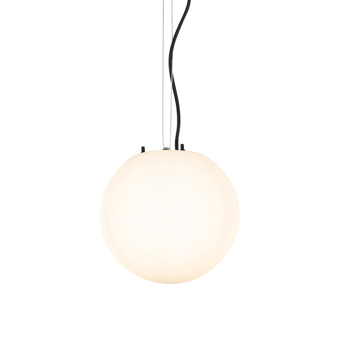 QAZQA Moderne buiten hanglamp wit 25 cm IP44 - Nura