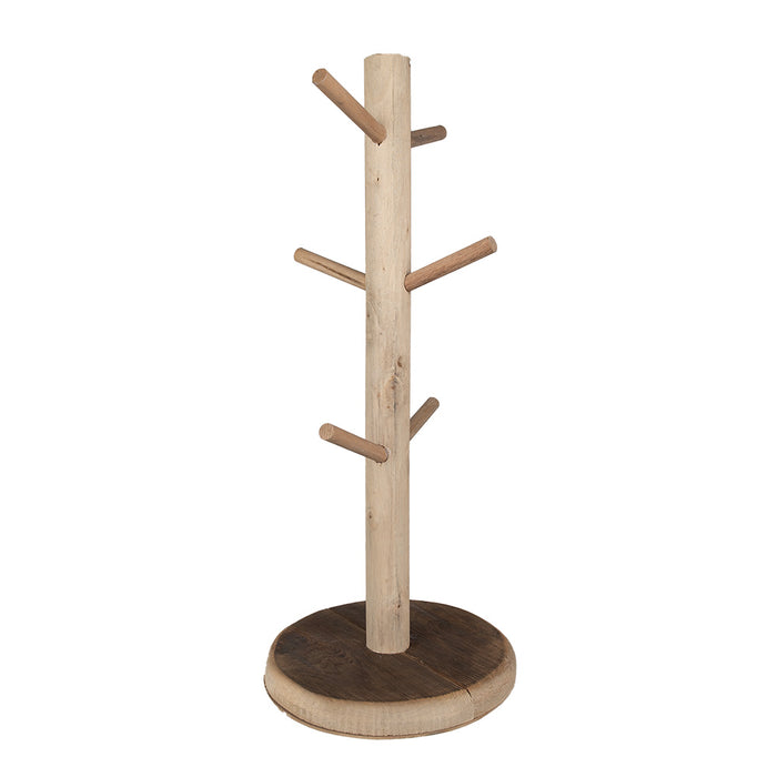 Clayre & Eef Mokkenrek 60 cm Bruin Hout Mokkenboom