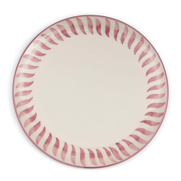 Riviera Maison dinerbord Roze gekleurde print - Menton - Aardewerk