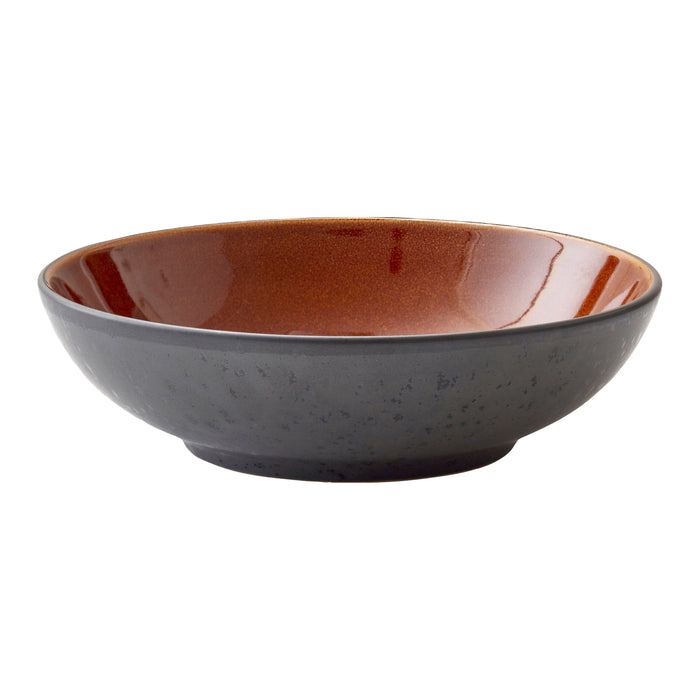 Bitz Gastro Pastabord Ø 20 cm - Zwart/Amber