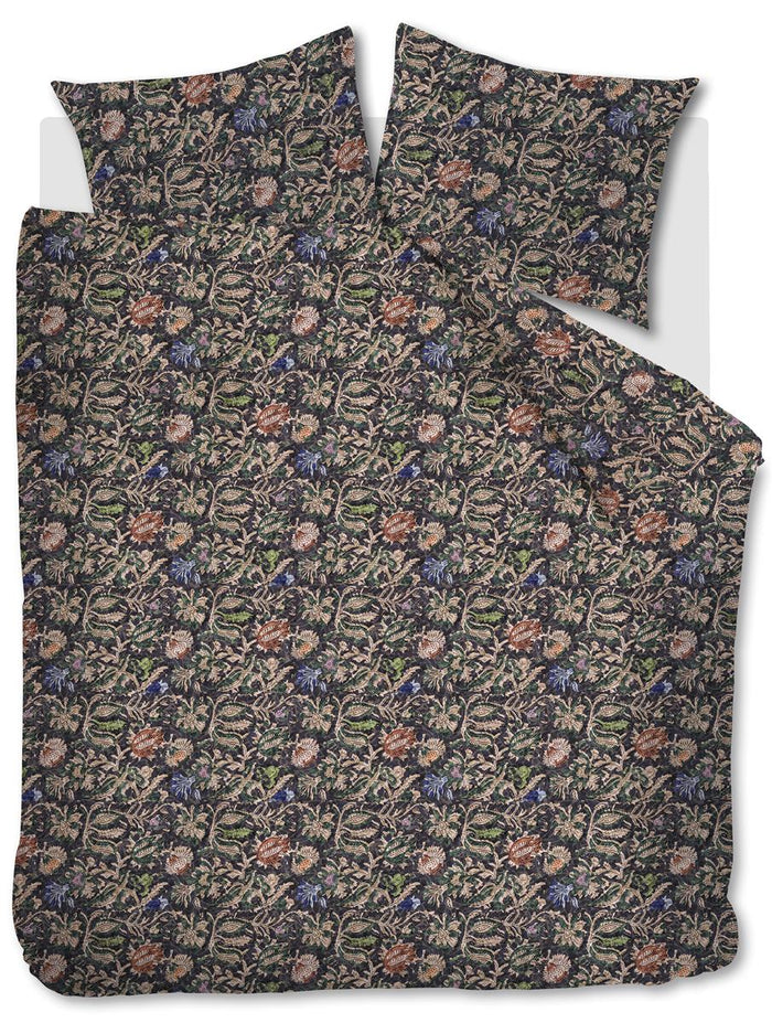 At Home Dekbedovertrek Katoen Batik - dark blue