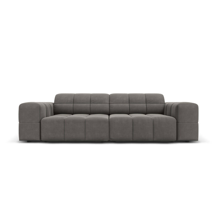 Cosmopolitan Design Chicago 3-zitsbank - Velvet - Lichtgrijs
