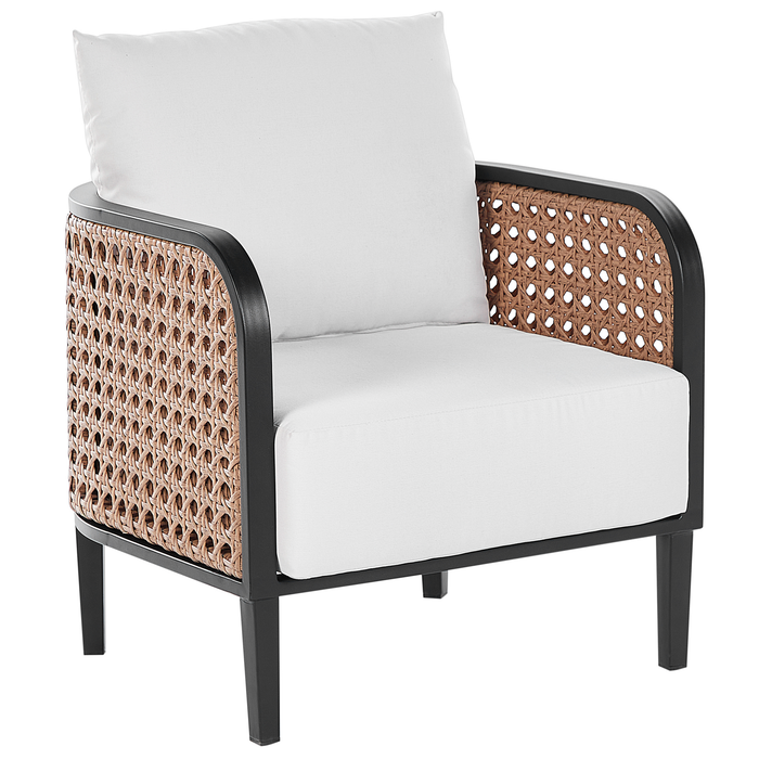 Beliani - MONTEFALCO - Tuinstoel - Wit - Aluminium