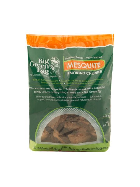 Big Green Egg - Rookchunks mesquite Big Green Egg