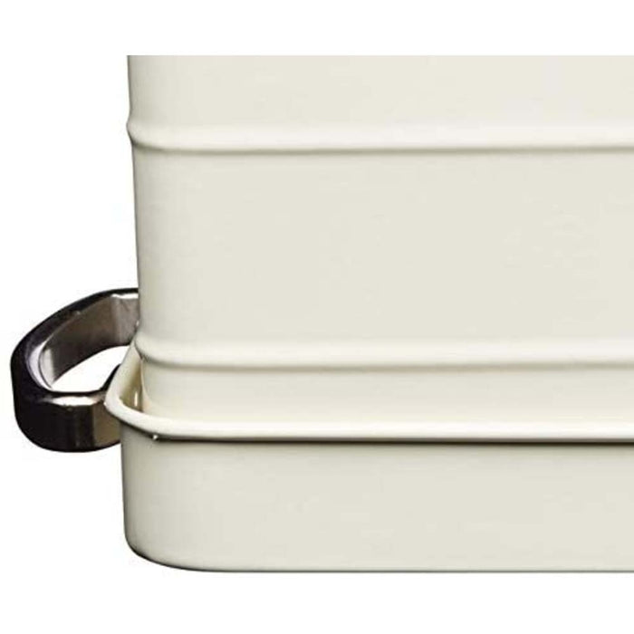 Kruidenpotten met Tray - Nostalgisch - Créme - Praktisch - Vintage - K
