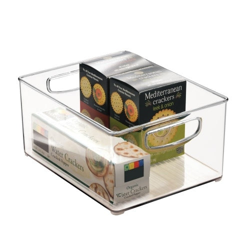 Opbergbox met Handvaten, 20.3 x 25.4 x 12.7 cm, Stapelbaar, Kunststof,