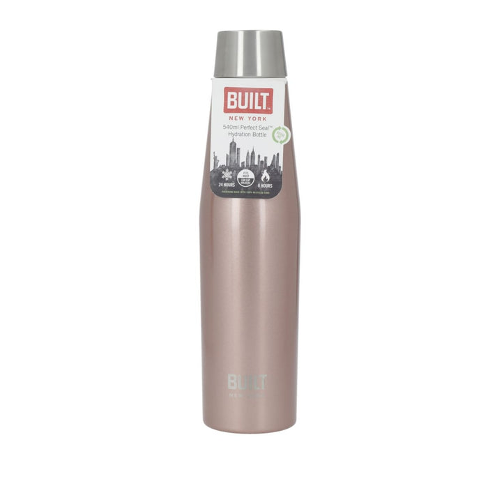 Dubbelwandige Thermosfles, 0.54 Liter, Rose|Gold - BUILT New York | Pe