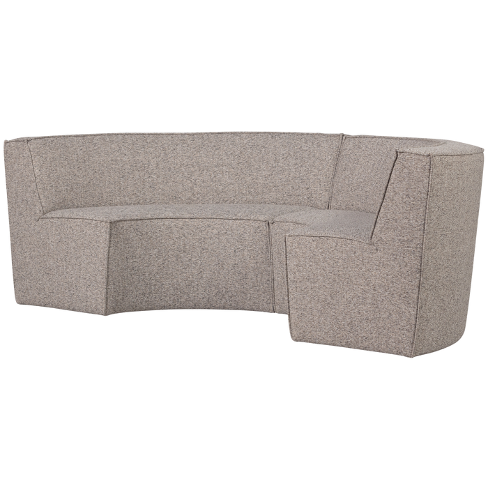 WOOOD Europa 4-Zits Eetbank - Polyester - Zand - 85x372x93