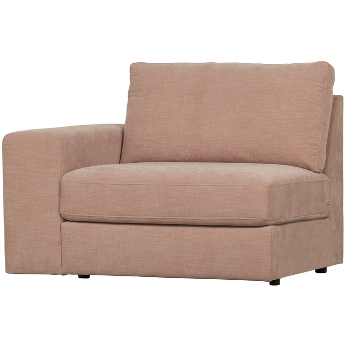 vtwonen Family 1-Zits Bank Element Arm Links - Polyester - Roze
