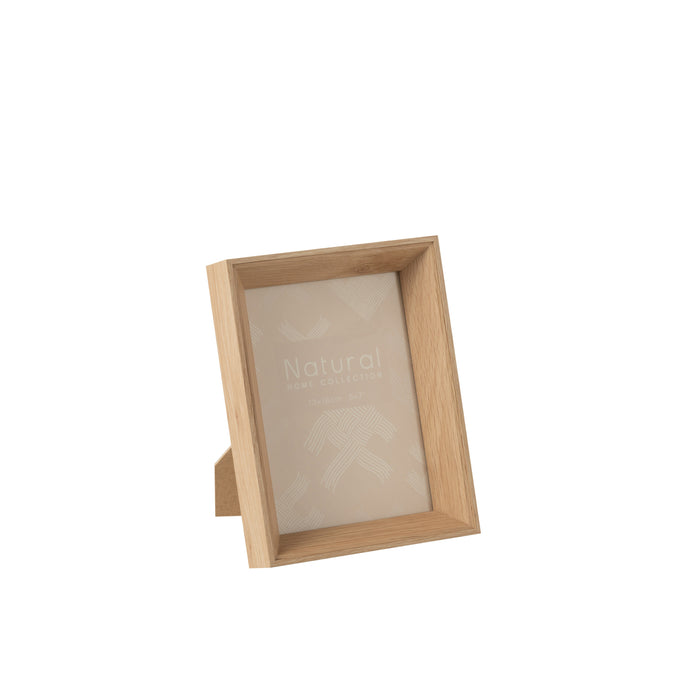 J-Line fotolijst hout - naturel - 2 stuks