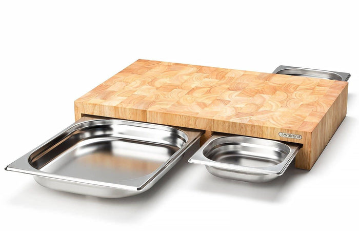 Continenta Snijplank met 3 inox laden