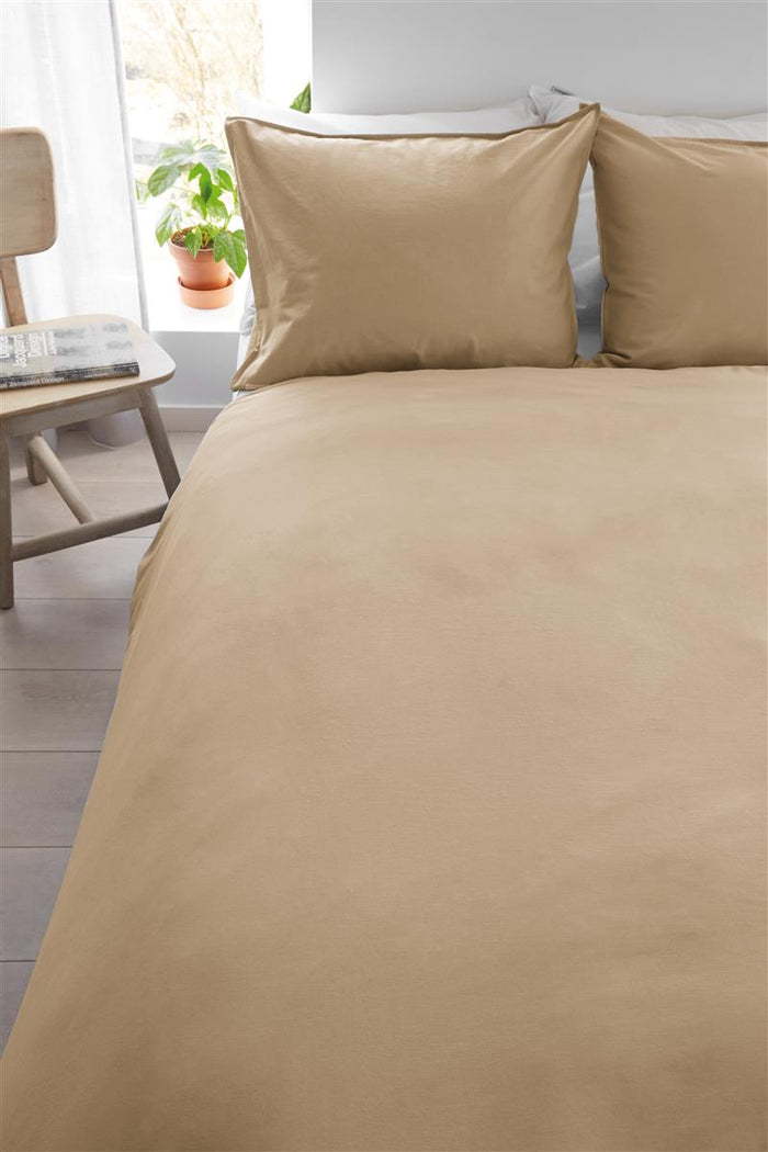 Beddinghouse Organic Basic dekbedovertrek - 260x200|220 - Goud
