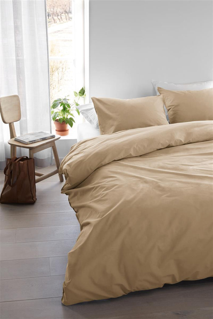 Beddinghouse Organic Basic dekbedovertrek - 260x200|220 - Goud