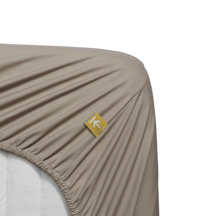 Beddinghouse Percale katoen - Hoeslaken - 90x220 - Zand