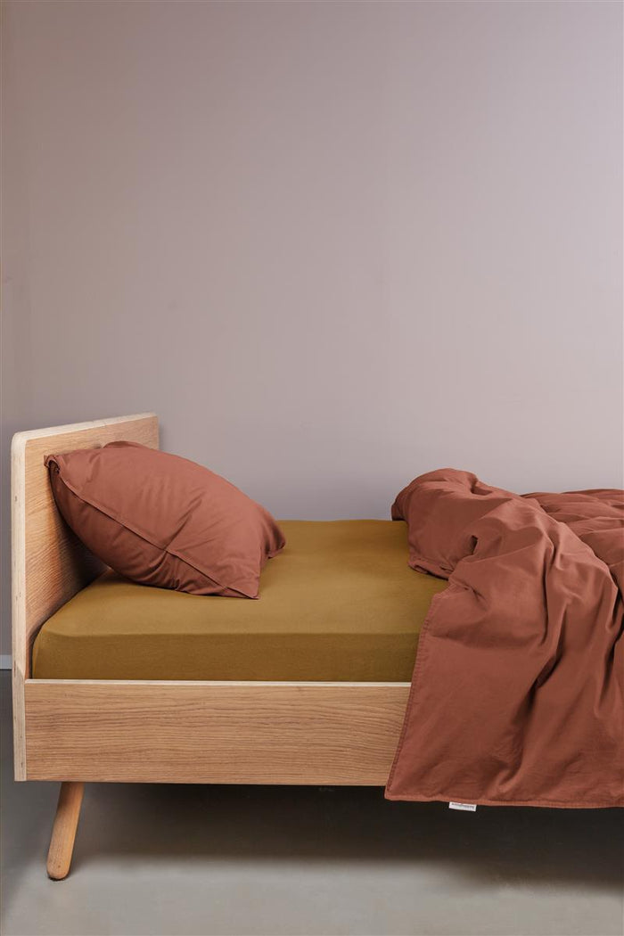 Beddinghouse Jersey - Topper Hoeslaken - 90x200/220 - Geel