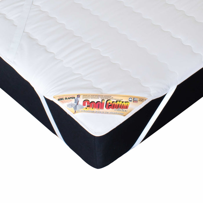 Cool Cotton - 100% Katoenen Matrasoplegger - 160 x 210