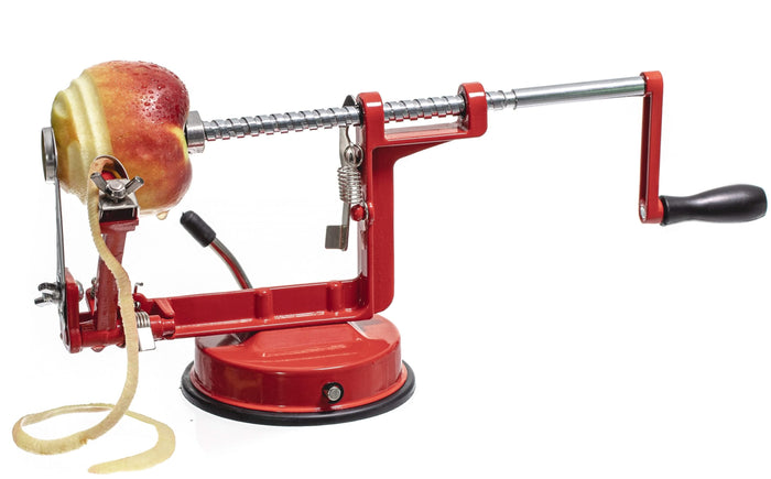 Sareva Appelschilmachine | Aardappelschilmachine - met zuignap - Rood