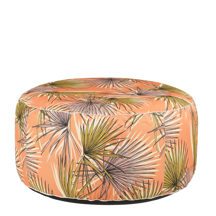 Mica Decorations Nuno Opblaasbare Poef - H37 x Ø80 cm - Oranje
