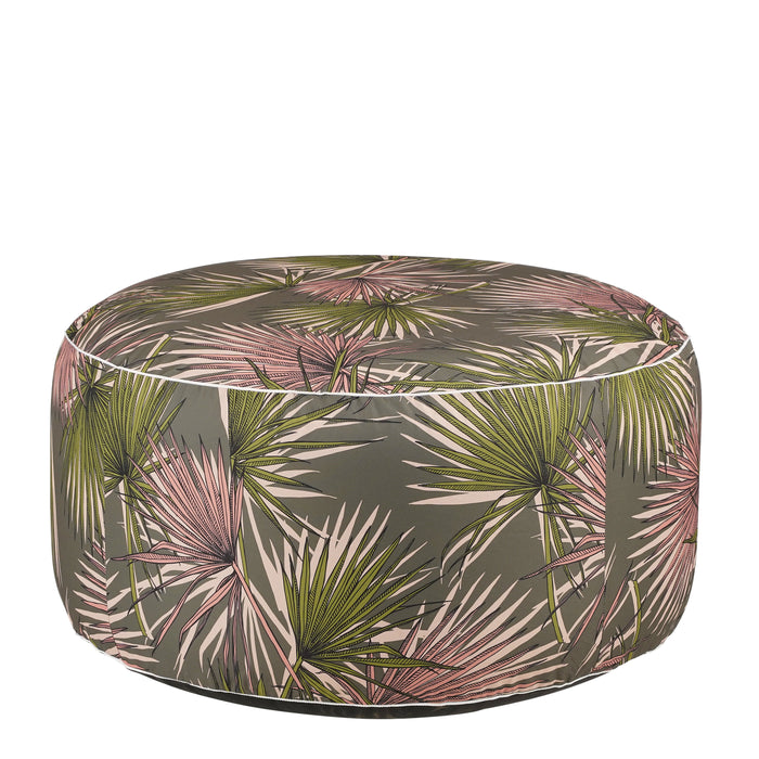 Mica Decorations Nuno Opblaasbare Poef - H37 x Ø80 cm - Groen