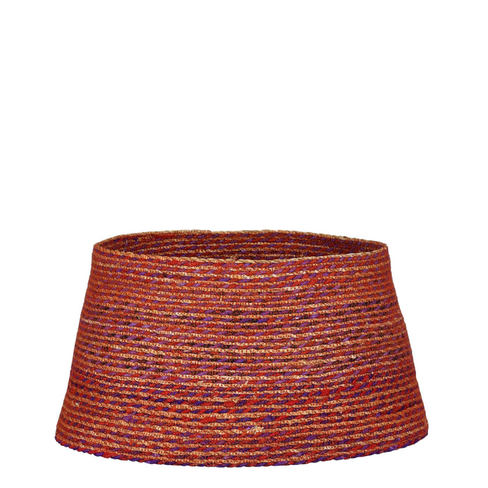 House of Seasons Kerstboomrok - H26 x Ø50 cm - Zeegras - Rood