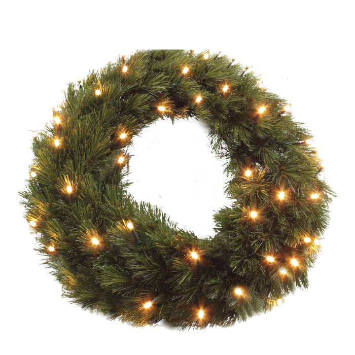 Triumph Tree Forest Frosted Kerstkrans met LED Verlichting - Ø45 cm