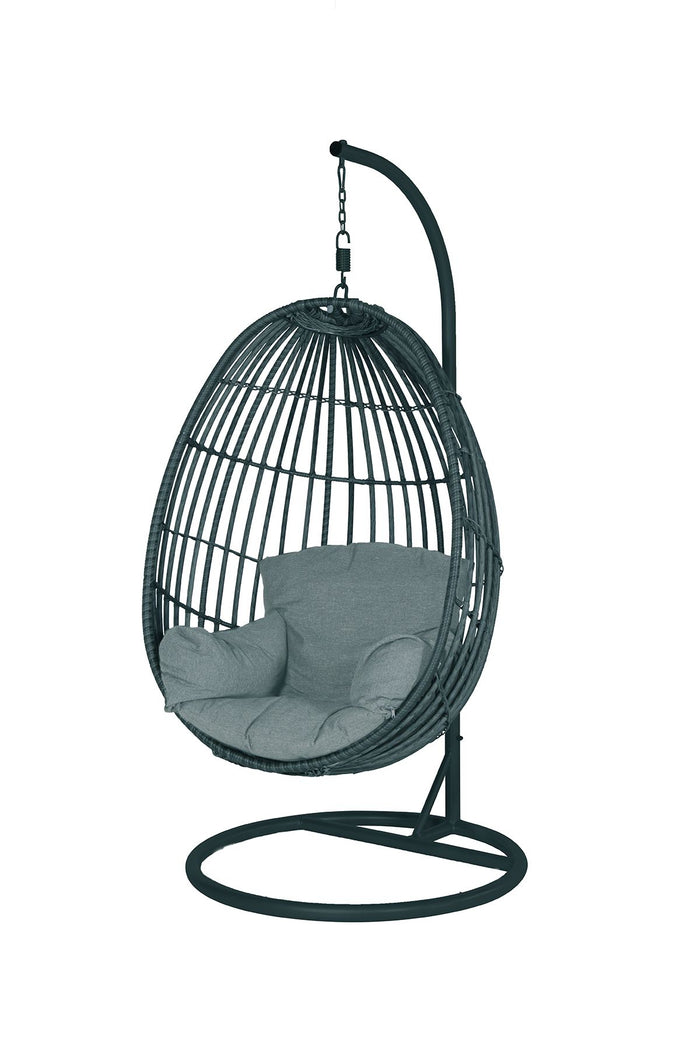 Garden Impressions Panama hangstoel -carbon black|mint grey