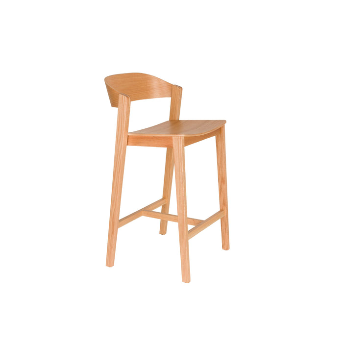 Housecraft Living Wooz Barkruk Eikenhout Bruin