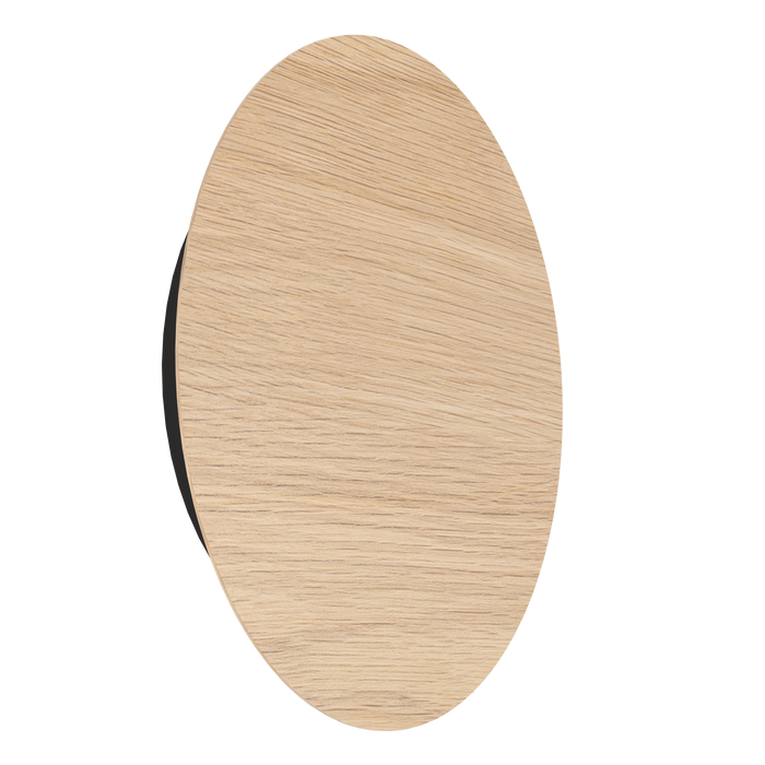 EGLO Alamilo Wandlamp - LED - Ø 22 cm - Bruin - Hout