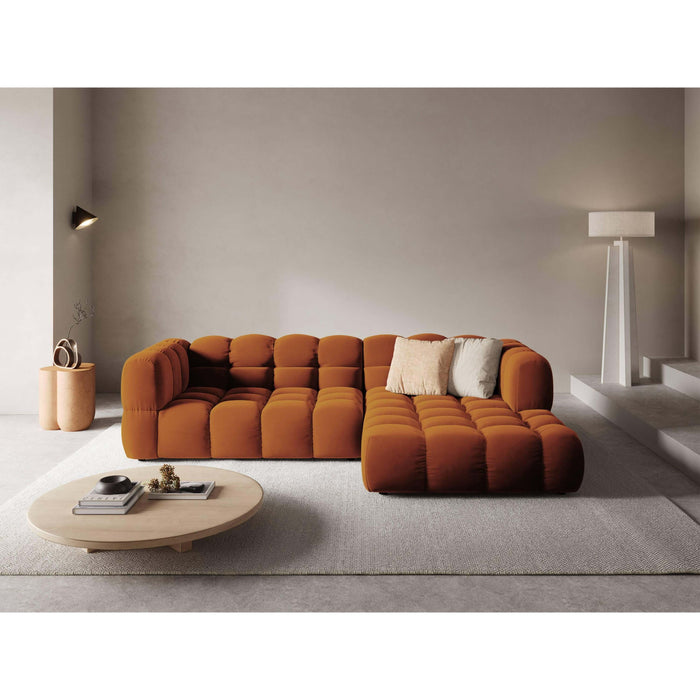 Cosmopolitan Design 4-zits hoekbank Sky rechts velvet