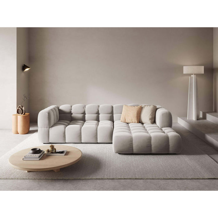 Cosmopolitan Design 4-zits hoekbank Sky rechts velvet