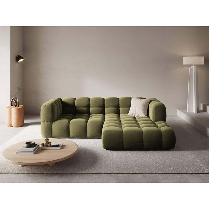 Cosmopolitan Design 3-zits hoekbank Sky rechts velvet