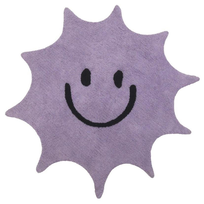 Tapis Petit Sunny vloerkleed Ø120 paars Annet Weelink Design