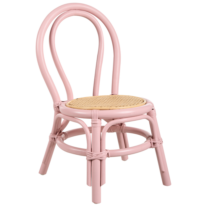 Beliani - KALIVIA - Kinderstoel - Pastelroze - Rotan