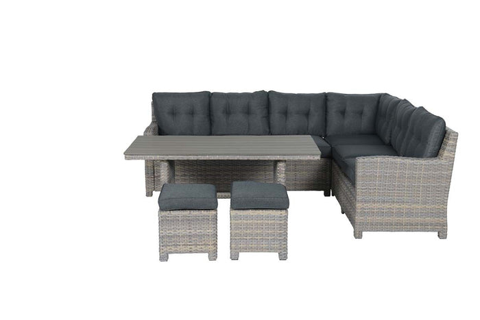Seagull lounge-diningset - 5-delig -rechts-vintage willow-reflex black