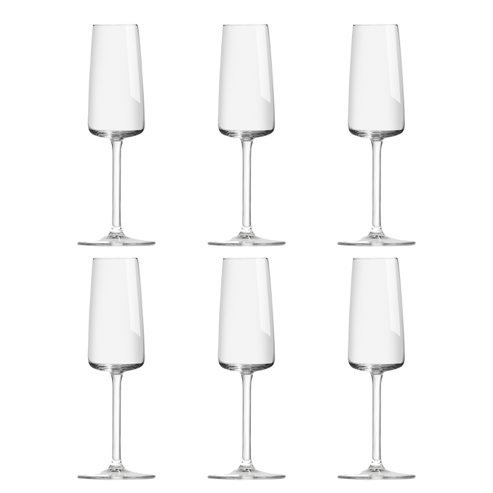 Royal Leerdam - Grandeur - Champagneglazen - 6 stuks - 22 cl