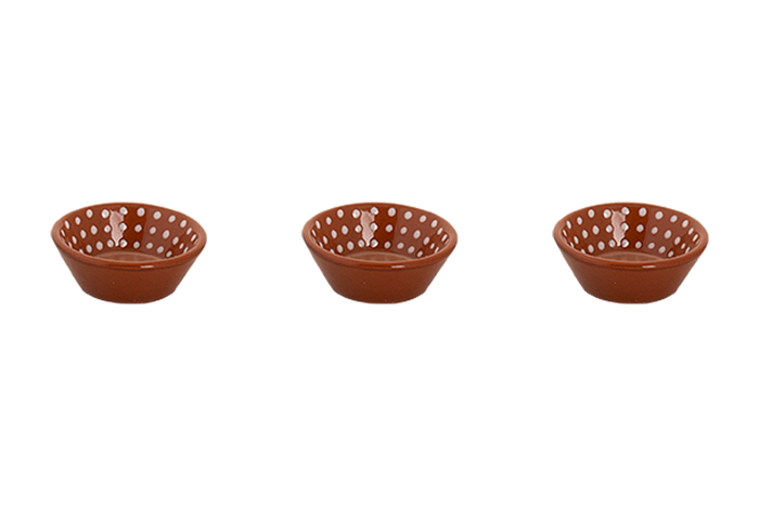 Colori Del Sud - Mezquita - Schaal - 3 stuks - 6 cl - ø 8 cm - Roze