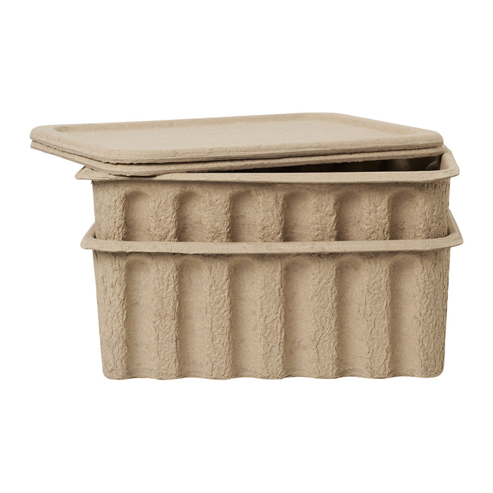ferm LIVING Paper Pulp Opbergdoos L - Set van 2