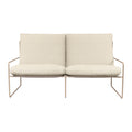 ferm LIVING Desert 2-zitsbank Pure Bouclé - Cashmere / Off-White
