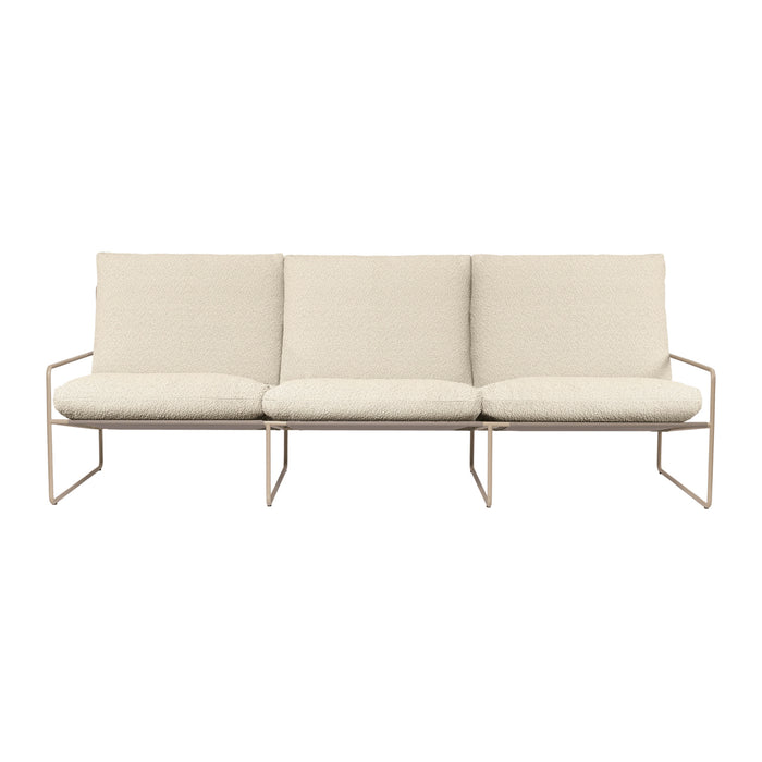 ferm LIVING Desert 3-zitsbank Pure Bouclé - Cashmere / Off-White