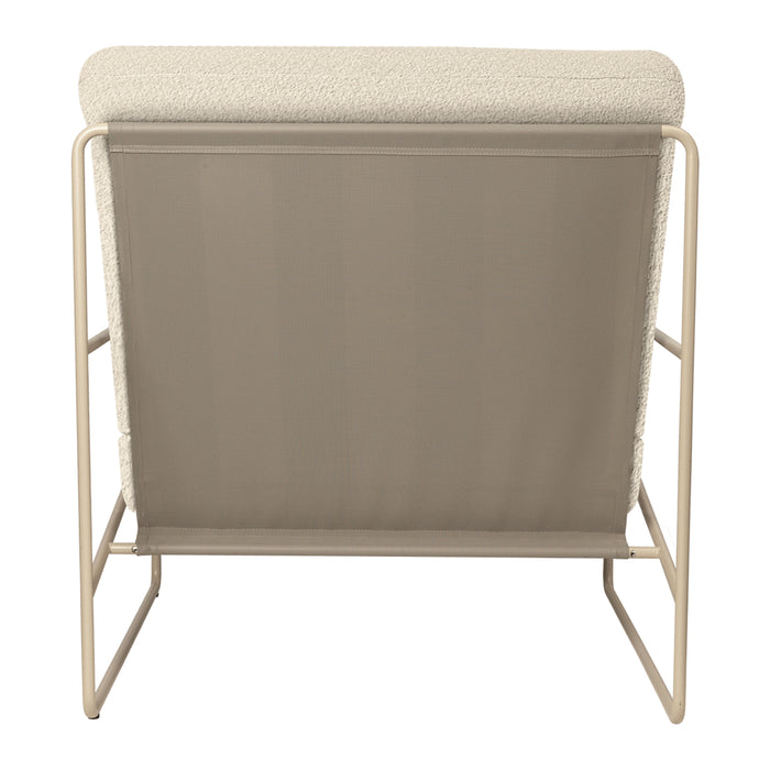 ferm LIVING Desert Lounger -  Pure Bouclé - Cashmere / Off-White